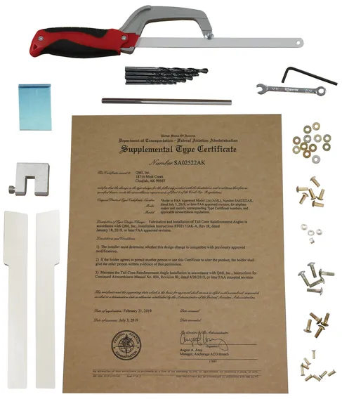 White Tail Cone Kit (tail-cone-rep-kit-white-mas.jpg)
